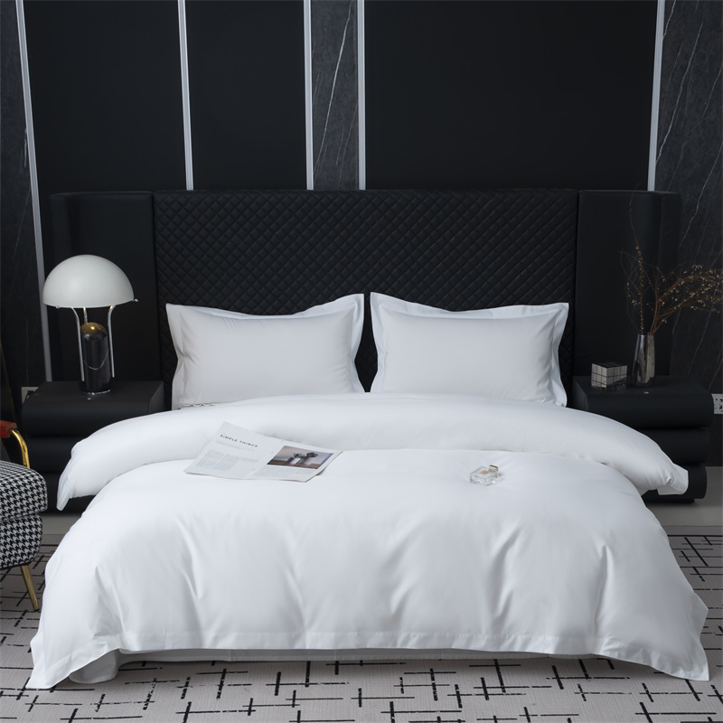 قم بياضات سرير من قماش 300 TC بوليستر 50% وقطن 50% لفنادق النجوم