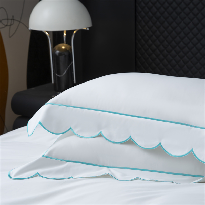 طقم مفروشات ساتان بتصميم تطريز جديد 400TC طقم مفروشات ساتان بتصميم تطريز جديد 400TC